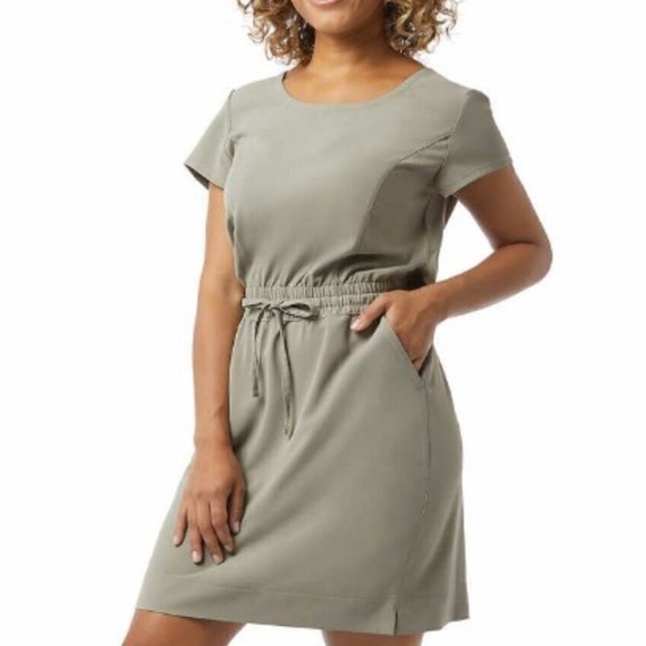 32 Degrees Ladies' Twill Dress Green XL - Picture 3 of 7
